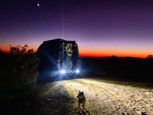 Desert Sunset View