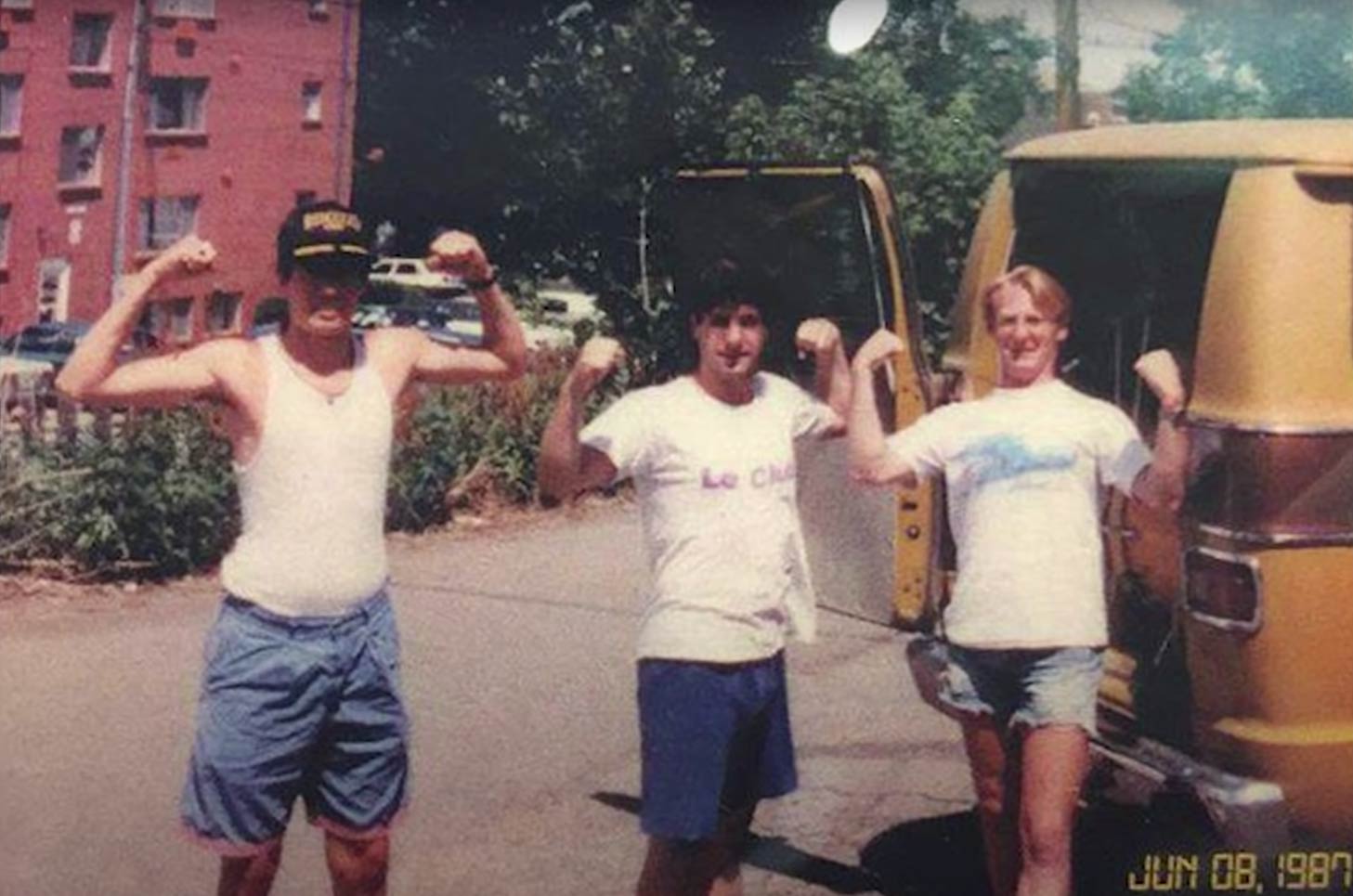 BHTM van life on tour in 1987