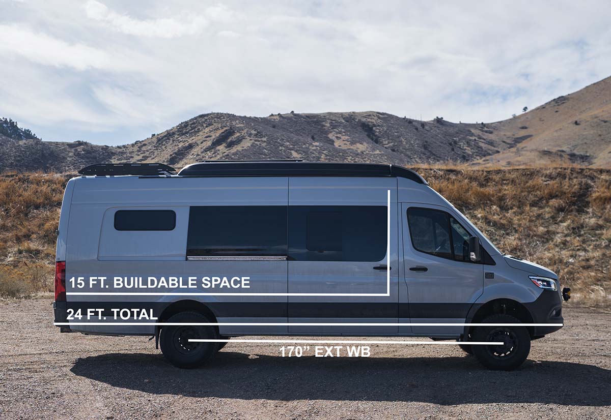 170 Extended Wheelbase Diagram