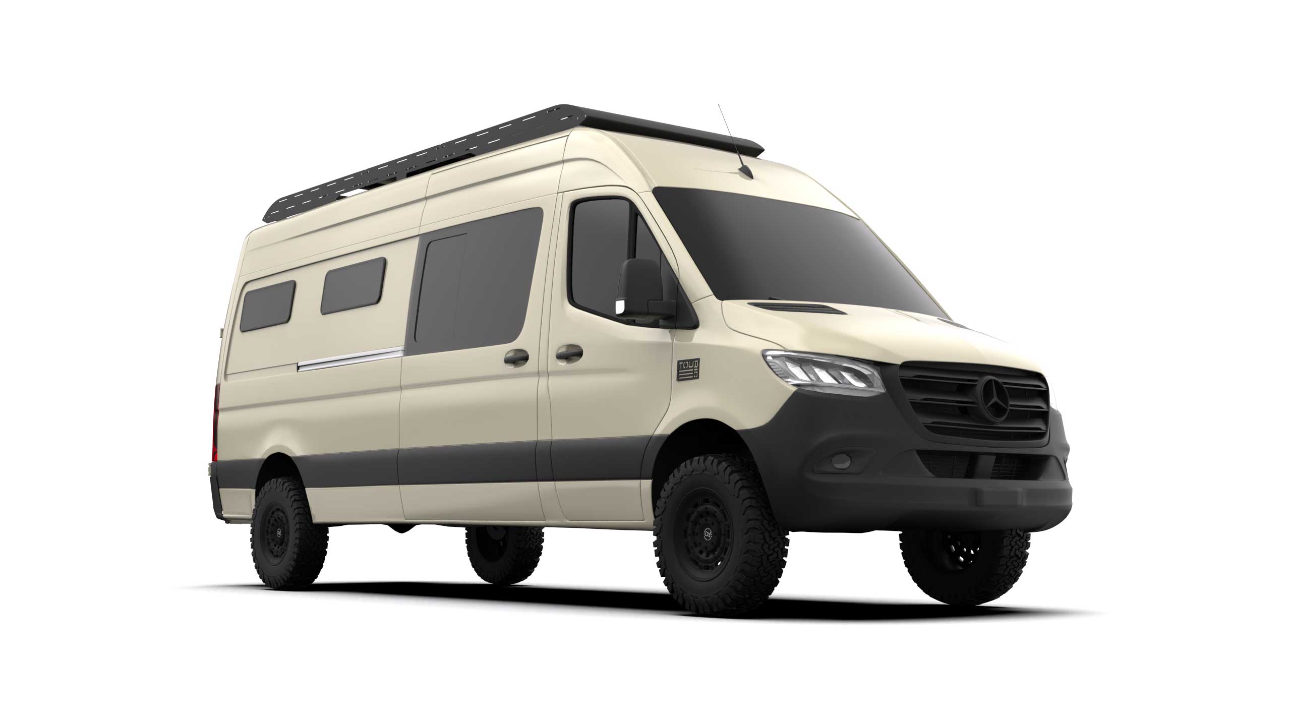 Tourig Custom Sprinter Van - Banner - Pebble Grey Sand