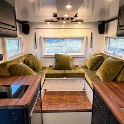 2022 Ford Super Duty Interior Kitchen and Living Space