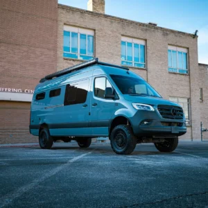 TOURIG Sprinter 170 Banner custom grey blue van build