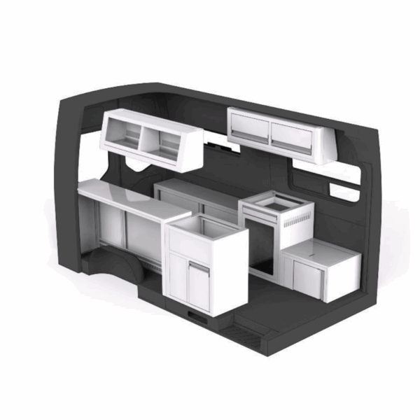 Delta 148" LWB Airliner Cabinet Kit - Image 3